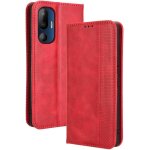 Kal - housse pour telephone htc u24 pro etui, pu / tpu retourner cuir coque magntique portefeuille, ...