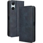 Kal - housse pour telephone sony xperia 10 vi etui, pu / tpu retourner cuir coque magntique portefeuille, ...
