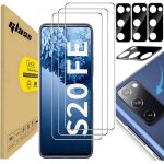 Kal - compatible avec samsung galaxy s20 fe 5g u2013 lot premium ecran + lentilles camra verre tremp ...