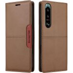 Kal - compatible sony xperia 5 iii coque de tlphone, etui portefeuille avec porte - carte support de ...