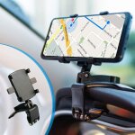 Kal - support de tlphone multifonction pour tableau de bord de voiture, avec clip a ressort rglable ...