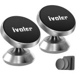 Kal - support telephone voiture, [lot de 2] porte tlphone voiture universel 360 rotation, magnetique ...