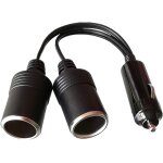 Kalanka - 1 a 2 allume - cigare cble d'extension, voiture allume cigare socket mle vers femelle, dc ...