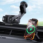Kalanka - 15w support telephone voiture induction, qi rapide chargeur induction voiture sans fil avec ...