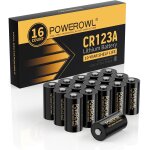 Kalanka - lot de 16 piles au lithium cr123a 3 v - puissance durable - 3 v - 123 c123 cr17345 Kalanka - lot de 16 piles au lithium cr123a 3 v - puissance durable - 3 v - 123 c123 cr17345