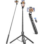 Kalanka - 179cm extensible perche trepied smartphone, perche a selfie trepied aluminium avec télécommande ... Kalanka - 179cm extensible perche trepied smartphone, perche a selfie trepied aluminium avec télécommande ...