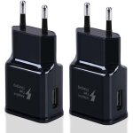Kalanka - lot de 2 adaptateurs de charge usb rapides pour samsung galaxy s22 / s21 / s20 / s10 / s10e ...