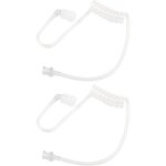 Kalanka - lot de 2 bouchons d'oreille intra - auriculaires transparents et amovibles pour radio bidirectionnel ...
