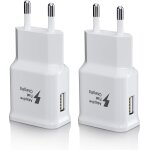 Kalanka - 2 - pack chargeurs usb, chargeur rapide adaptateur secteur chargeur telephone compatible avec ...