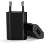 Kalanka - (2 packs) prise secteur usb, universel�5v 1a� chargeur apple usb adaptateur prise pour iphone ...