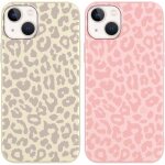 Kalanka - 2 pices coque pour iphone 13 mini 5, 4  motif de lmprim lopard tui, aesthetic design ...