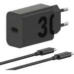 Kalanka - 30w turbo power chargeur rapide avec cable ultrarapide usb - c vers usb - c de 1 m pour motorola ...