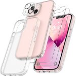Kalanka - 4 en 1 coque pour iphone 13 avec 2 verre tremp et 1 camra protecteur, [protection militaire] ...