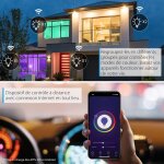 Kalanka - 4. 9w ampoule connect�e e14, smart r50 ampoule led avec wifi 470lm, remplace 40w ampoule incandescen ...