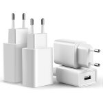 Kalanka - 4 pack chargeur usb 5v 2a adaptateur prise secteur compatible avec iphoneiphone samsung huawei ...