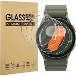 Kalanka - 4 pi�ces anti - rayure montre protection pour samsung galaxy watch 7 40mm, hd verre tremp� ...