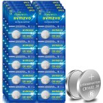 Kalanka - lot de 40 piles bouton cr1632 - lithium coin 3 v - performance longue dure - sans mercure ...