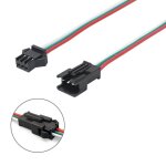 Kalanka - 4pcs câble d'extension led 3 broches jst sm 3pin 50cm - connecteur mâle / femelle sans soudure ... Kalanka - 4pcs câble d'extension led 3 broches jst sm 3pin 50cm - connecteur mâle / femelle sans soudure ...