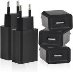 Kalanka - 5 pack usb chargeur 5v / 1a prise 5w chargeur usb adaptateur secteur compatible t��l��phone ...