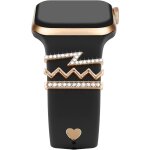 Kalanka - 5 pcs breloques pour bracelet apple watch 46mm 42mm 44mm 40mm 41mm 45mm 38mm 49mm femme, anneau ... Kalanka - 5 pcs breloques pour bracelet apple watch 46mm 42mm 44mm 40mm 41mm 45mm 38mm 49mm femme, anneau ...