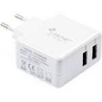 Kalanka - adaptateur chargeur mural / chargeur secteur avec entr��e usb 2 usb 5v - chargeur universel ...