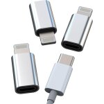 Kalanka - adaptateur usb c femelle vers lightning mle(lot de 3)pour iphone 14 13 12 pro max chargeur ...
