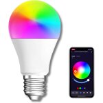 Kalanka - - ampoule connect��e alexa multicolore 10w - ampoule e27 connect��e bluetooth - ampoule alexa ...