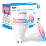 Kalanka - ampoule connecte wifi, ampoule led gu10 multicolore 2200k - 6500k, dimmable 350 lumens, 3. ...