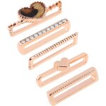 Kalanka - anneaux décoratifs en silicone pour bracelet de montre en forme de c?ur - 20 mm - 21 mm de ... Kalanka - anneaux décoratifs en silicone pour bracelet de montre en forme de c?ur - 20 mm - 21 mm de ...