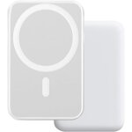 Kalanka - batterie externe, chargeur magn�tique sans fil charge rapide pd 20w, batterie portable, blanc ...