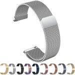 Kalanka - bracelet magntique en acier inoxydable pour homme femme, rglable a dgagement rapide, compatible ...