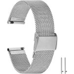 Kalanka - bracelet de montre 18mm 20mm 22mm pour montre connect�e, smartwatch universelle m�tal acier ...
