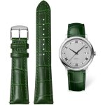 Kalanka - bracelets de montre cuir crocodile grain cuir v�ritable souple et durable bracelet de remplacement ...