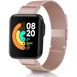 Kalanka - bracelet compatible avec xiaomi mi watch lite / redmi watch / redmi watch lite, acier inoxydable ...