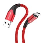 Kalanka - cble micro usb de 2 m u2013 cble de charge pour tablette kindle fire en nylon tress pour ...