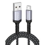 Kalanka - c�ble micro usb 3m chargeur micro usb nylon tress� chargeur rapide micro usb compatible pour ...