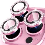 Kalanka - cam�ra arri�re protection pour iphone 15 pro / 15 pro max verre tremp�, paillet� protecteur ...