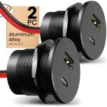 Kalanka - camperxlite prise usb c 12v pour camping - car, aluminium double pd 30w & qc 18w prise de chargeur ...