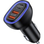 Kalanka - chargeur allume cigare usb c 4 ports 78w pd qc 3. 0 chargeur voiture charge rapide prise allume ...