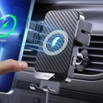 Kalanka - chargeur induction voiture - support telephone voiture induction charge rapide 15w sans fil ...