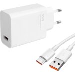 Kalanka - chargeur rapide 33w avec cable usb - c 2 m, chargeur turbo pour xiaomi redmi note 13 / 12 / ...