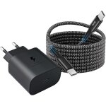 Kalanka - chargeur pour samsung charge rapide, 25w usb c chargeur ultra rapide et 2m nylon cable type ...