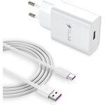 Kalanka - chargeur secteur super rapide 3. 0 pour samsung huawei p40 p30 p20 lite pro p50 p10 p9 plus ...