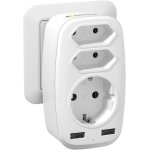 Kalanka - chargeur secteur usb 3 ports universel chargeur mural (5v 3a max) adaptateur usb universel ...
