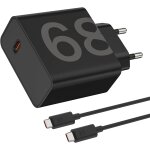 Kalanka - chargeur usb c 68w avec cable de charge pour motorola edge 70, 60 neo, 60 pro, 50 ultra, 50 ...