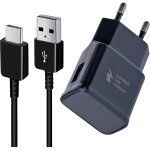 Kalanka - chargeur usb c charge rapide avec 1, 5m c�ble pour samsung phone galaxy s21, s20, s10, s9, ...