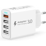 Kalanka - chargeur usb multiple 4 port, prise usb multiple 33w qc3. 0 chargeur rapide usb, prise multiple ... Kalanka - chargeur usb multiple 4 port, prise usb multiple 33w qc3. 0 chargeur rapide usb, prise multiple ...