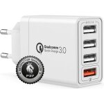 Kalanka - chargeur usb multiple charge rapide et s�re. 4 ports usb compatibles avec tous les t�l�phones ...