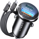 Kalanka - chargeur voiture usb c 54w + 60w c - c c�ble, charger allume cigare usb c rapide, prise allume ...