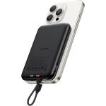 Kalanka - charmast mini banque d'alimentation 20 w pd 10 000 mah avec cble de charge intgr pour iphone, ...